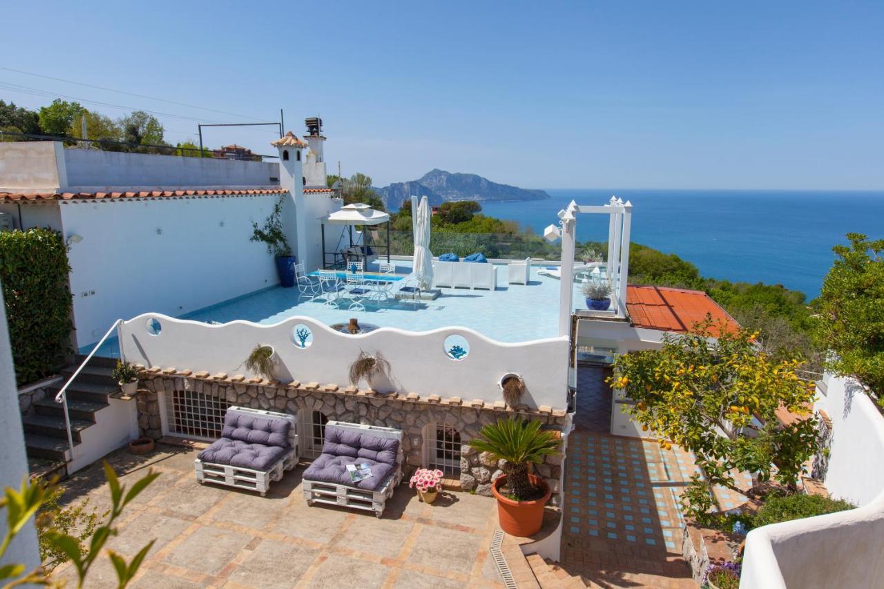 Villa Venus In Penisola Sorrentina Massa Lubrense Kültér fotó