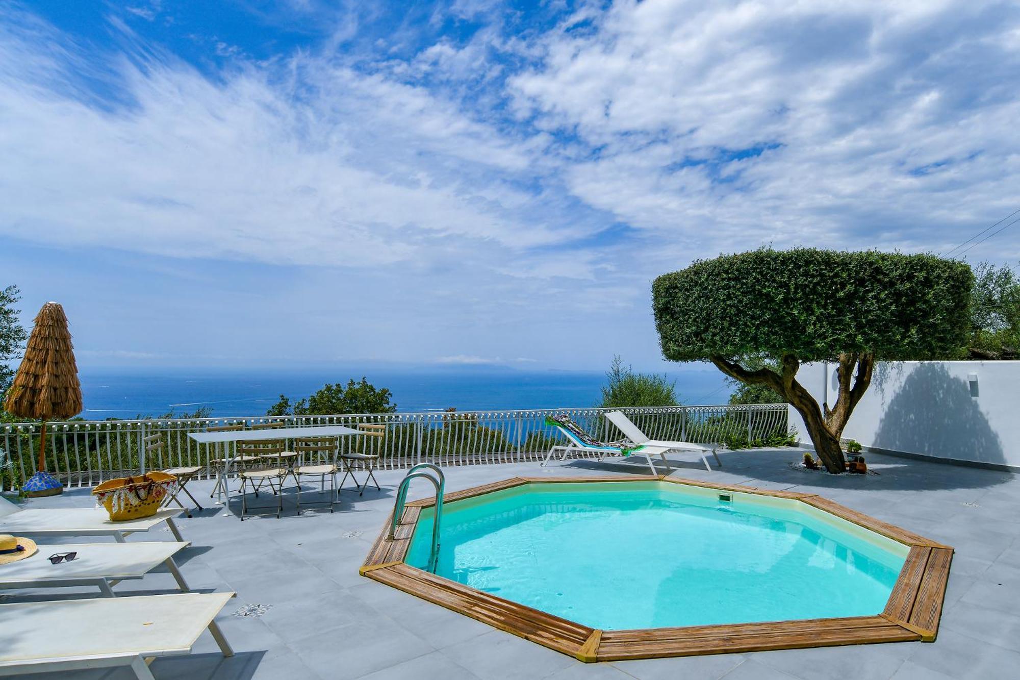 Villa Venus In Penisola Sorrentina Massa Lubrense Kültér fotó